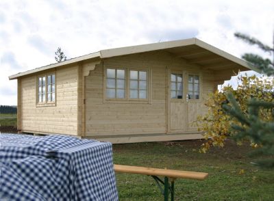 Wolff Finnhaus Gartenhaus Nordkap 70-F/1-Raum, GrundflÃ€che 25,0 mË