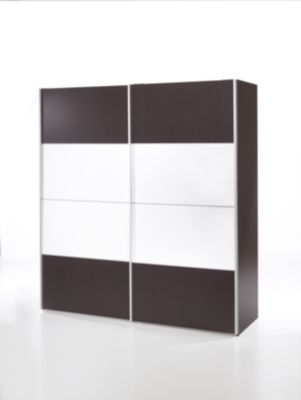 Kleiderschrank Verona 75280/04 - kaffe/weiss