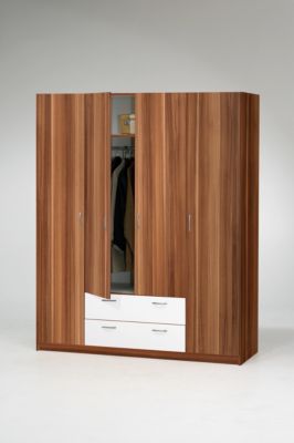 Kleiderschrank Modena 75150/05 - Pflaume Nachbildung/ weiss