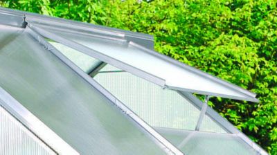 Pergart Alu-Dachfenster fÃŒr Calypso, ohne Glas, Alu-eloxiert