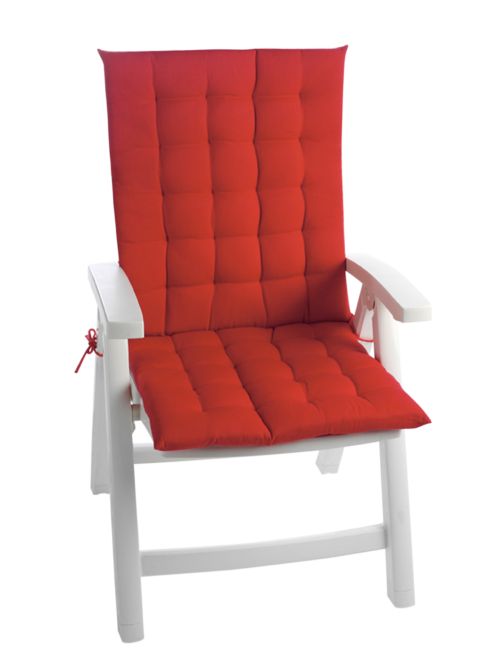 Auflagen Dona 2-er Set f&uuml;r Hochlehner, tomate
