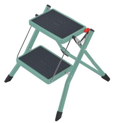 Hailo Mini Stahl-Klapptritt, aqua