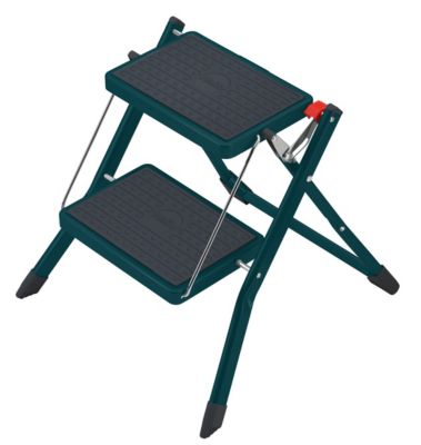 Hailo Mini Stahl-Klapptritt, petrol