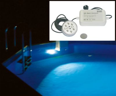 Unterwasserscheinwerfer LED Technik fÃŒr Weka Pools
