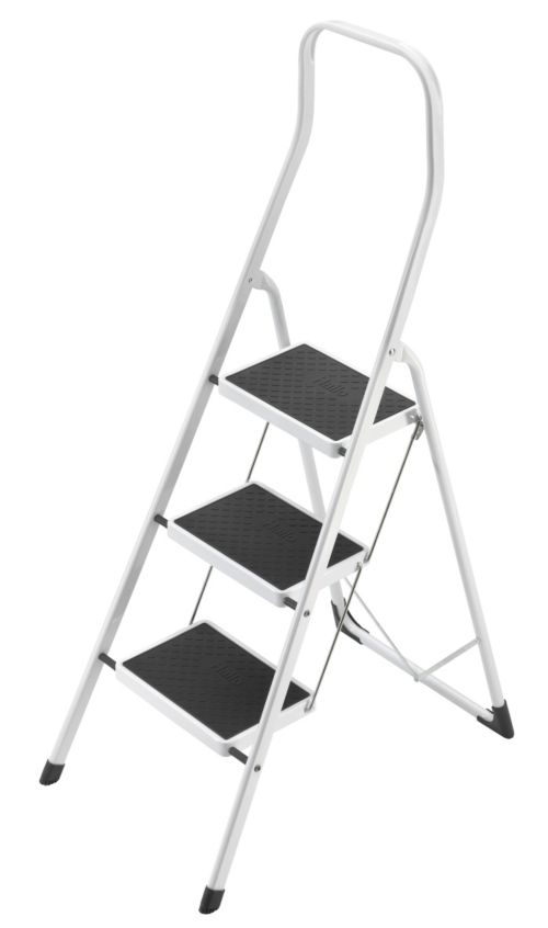 Hailo Safety Stahl-Klapptritt 3 Stufen