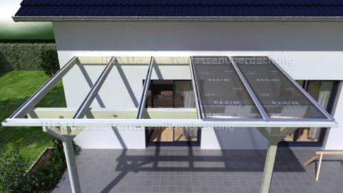 REXOcomplete 506 x 200 cm Terrassendachbausatz