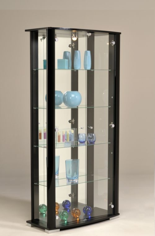 Vitrine Ella, schwarz
