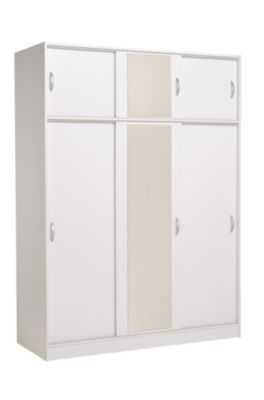 SchiebetÃŒrenschrank Blitz 2 weiÃ, 6-trg.