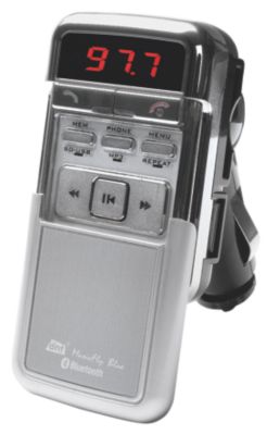 dnt MusicFly Blue - FM Transmitter mit Bluetoothschnittstelle fÃŒrs Handy