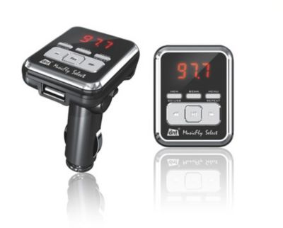 dnt MusicFly Select - High-End FM Transmitter zur Ãbertragung der eigenen Musik direkt per Funk ins Radio