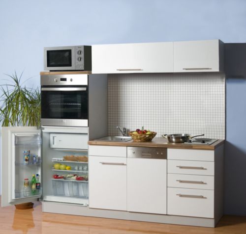 K&uuml;chenzeile Cucina Compact 200 cm inkl. E-Ger&auml;te +...