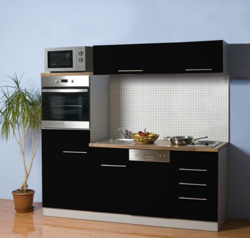 K&uuml;chenzeile Cucina Compact 200 cm inkl. E-Ger&auml;te +...