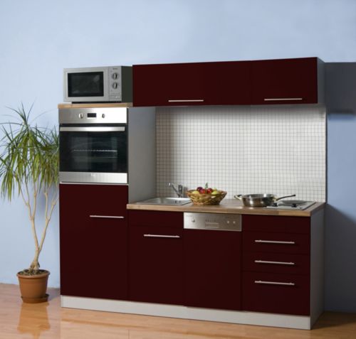K&uuml;chenzeile Cucina Compact 200 cm inkl. E-Ger&auml;te +...