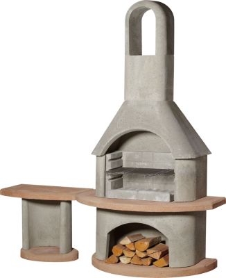 Buschbeck Carmen Gartengrillkamin mit Tisch