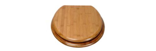 WC Sitz Bambus dunkel
