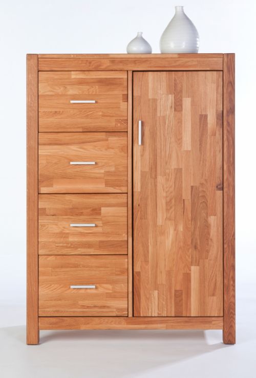 Highboard Nelly - 1 T&uuml;r, 4 Schubk&auml;sten