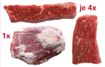 Wagyu Rind Special Cuts Probierpaket ca. 1,4 kg