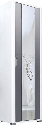 Kleiderschrank Momento - weiÃ/basaltgrau