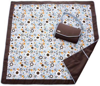 JJ Cole Picknick-/ Krabbeldecke Cocoa Bubble