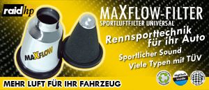 raid hp Sportluftfilter MAXFLOW mit TÃV Teilegutachten