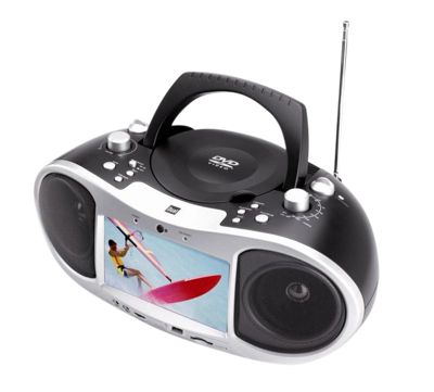 DUAL PORTABLER DVD-PLAYER MIT MONITOR UND DVB-T EMPFÃNGER P-DVD 70 DT