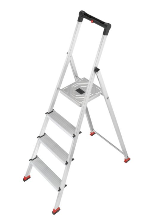Hailo ParkettLine L65P Haushaltsleiter, 4 Stufen