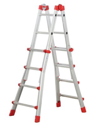 Hailo MTL Multifunktions-Teleskopleiter, 4 x 4 Sprossen Preisvergleich