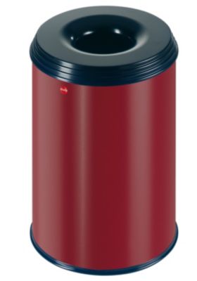 Hailo ProfiLine safe 30, flammenlÃ¶schender Papierkorb, rot