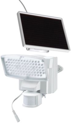 Brennenstuhl Solar-LED Strahler SOL 80 IP 44 mit Bewegungsmelder, weiÃ - fÃŒr den Einsatz im Freien!