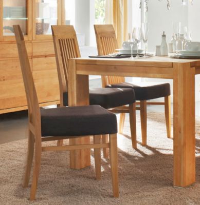 Stuhl Boston 6612 2er-Set, Erle massiv