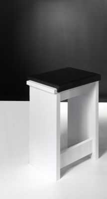Barhocker UP DS0585/45BH - weiÃ matt