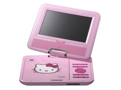 Soundmaster Hello Kitty HED001U Tragbarer 7 Zoll DVD Player Preisvergleich