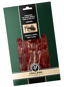 5J Jamon Iberico Schinken geschnitten