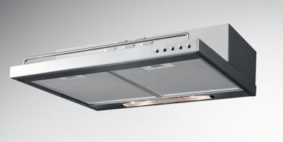 Mebasa Cucina 100 Unterbauhaube 60 cm Edelstahl mit Rehling