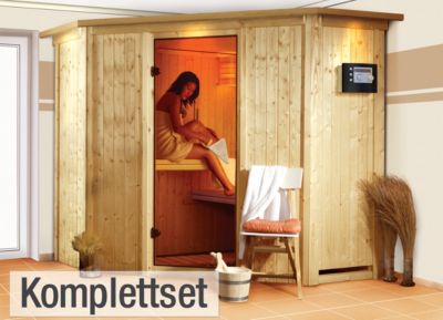 Karibu Kira 1 68 mm Sauna-Komplettset Fronteinstieg Preisvergleich