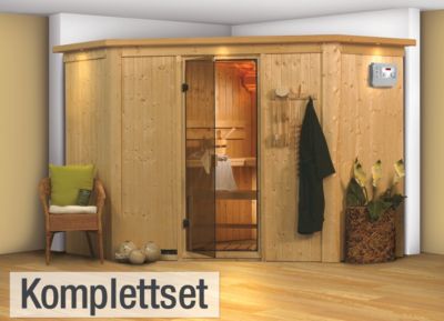 Karibu Kira 3 68 mm Sauna-Komplettset Fronteinstieg Preisvergleich