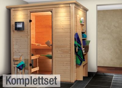 Karibu Namib 40 mm Sauna-Komplettset Fronteinstieg Preisvergleich