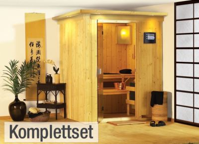 Karibu Minja 68 mm Sauna-Komplettset Fronteinstieg