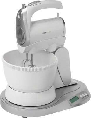 Clatronic HMS 3152 Handmixer-Set 2 in 1, Handmixer-Set mit integrierter KÃŒchenwaage