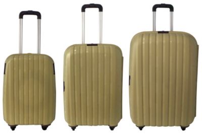 Delos Hartschalen Kofferset 3-teilig, beige Preisvergleich