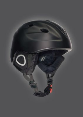 Ski- und Snowboardhelm, schwarz matt, GrÃ¶Ãe L/XL