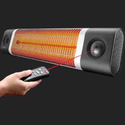 REXOheat Infrarot Terrassenheizer 1800 Watt - mit Fernbedienung regelbar fÃŒr den Innen- und AuÃenbereich
