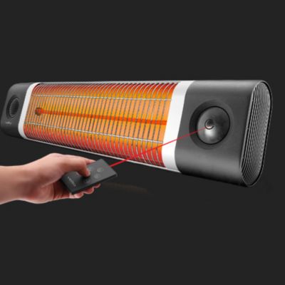 REXOheat Infrarot Terrassenheizer 2500 Watt - mit Fernbedienung regelbar fÃŒr den Innen- und AuÃenbereich