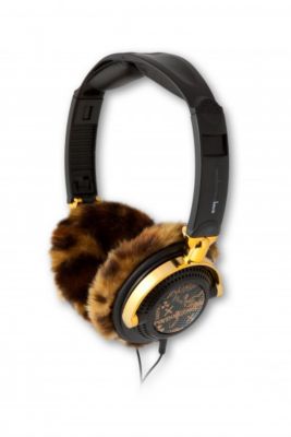 IFROGZ EarPollution Nerve Pipe Headphones - Grafitti - Black/Gold