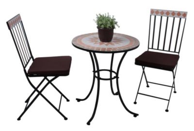 Produkt Balkonset 5-tlg.,Stahl/Mosaik