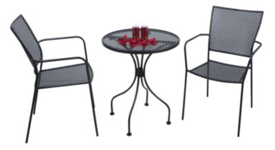 Balkon-Set 3-tlg., Stahl