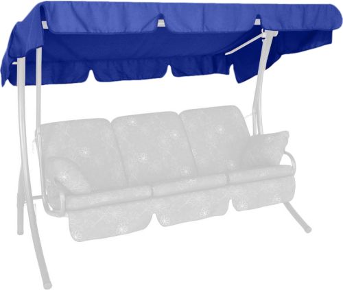 Sonnendach f. Hollywoodschaukel PE - marineblau