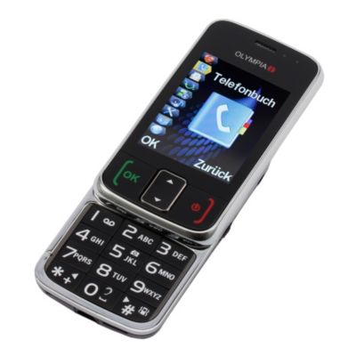 Olympia Brio Mobiltelefon mit groÃen Tasten und Farbdisplay