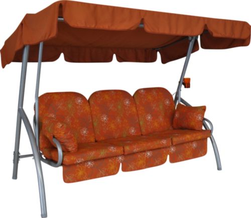 Auflage f&uuml;r Hollywoodschaukel Deluxe 3-tlg. - Design Genf