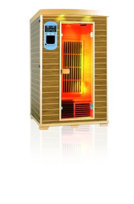 Infrarotkabine Diamant 2 mit 6 FlÃ€chenstrahlern 1890 Watt - Hemlock